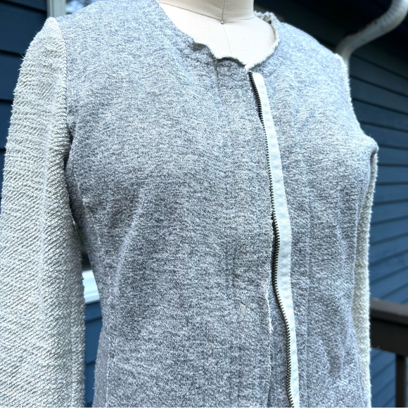Anthropologie Dolan T-Shirt Zip Up Jacket / Sweater - Picture 2 of 9